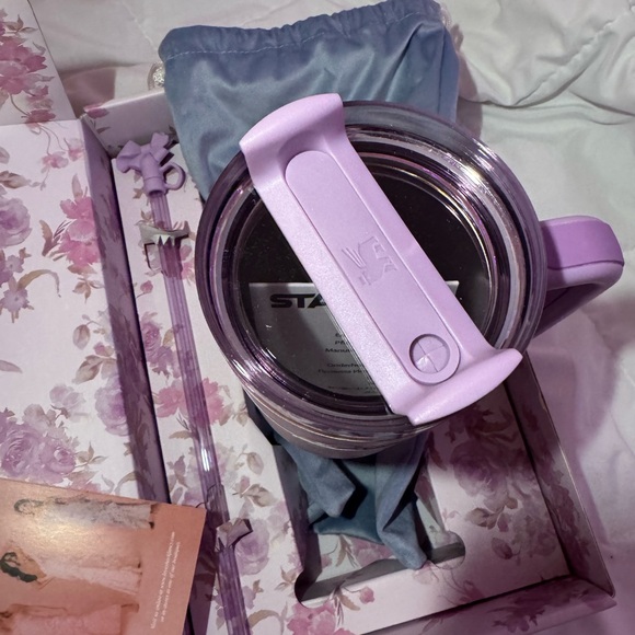 Stanley X Love Shack Fancy 40oz tumbler 💜🩷 - Picture 3 of 6